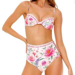 Agua Bendita Irene Chroma Bikini Top - Size Small